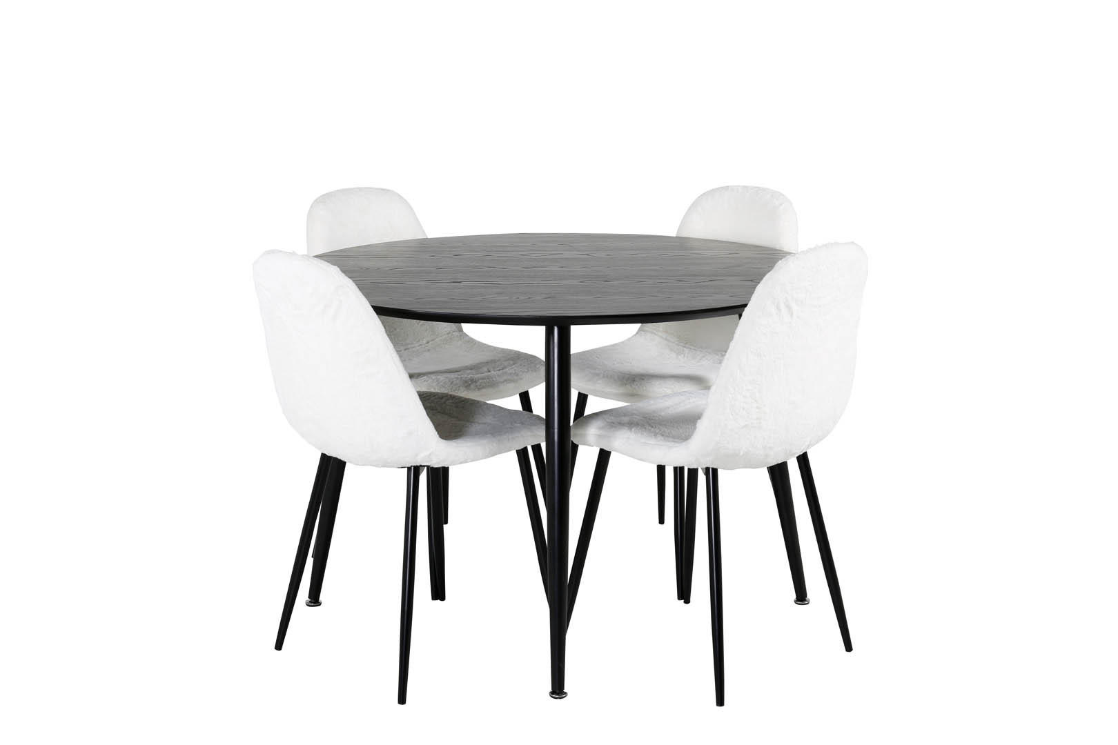 TISCHGRUPPE Weiß - Weiß, Holzwerkstoff (115/75/115cm) - ebuy24