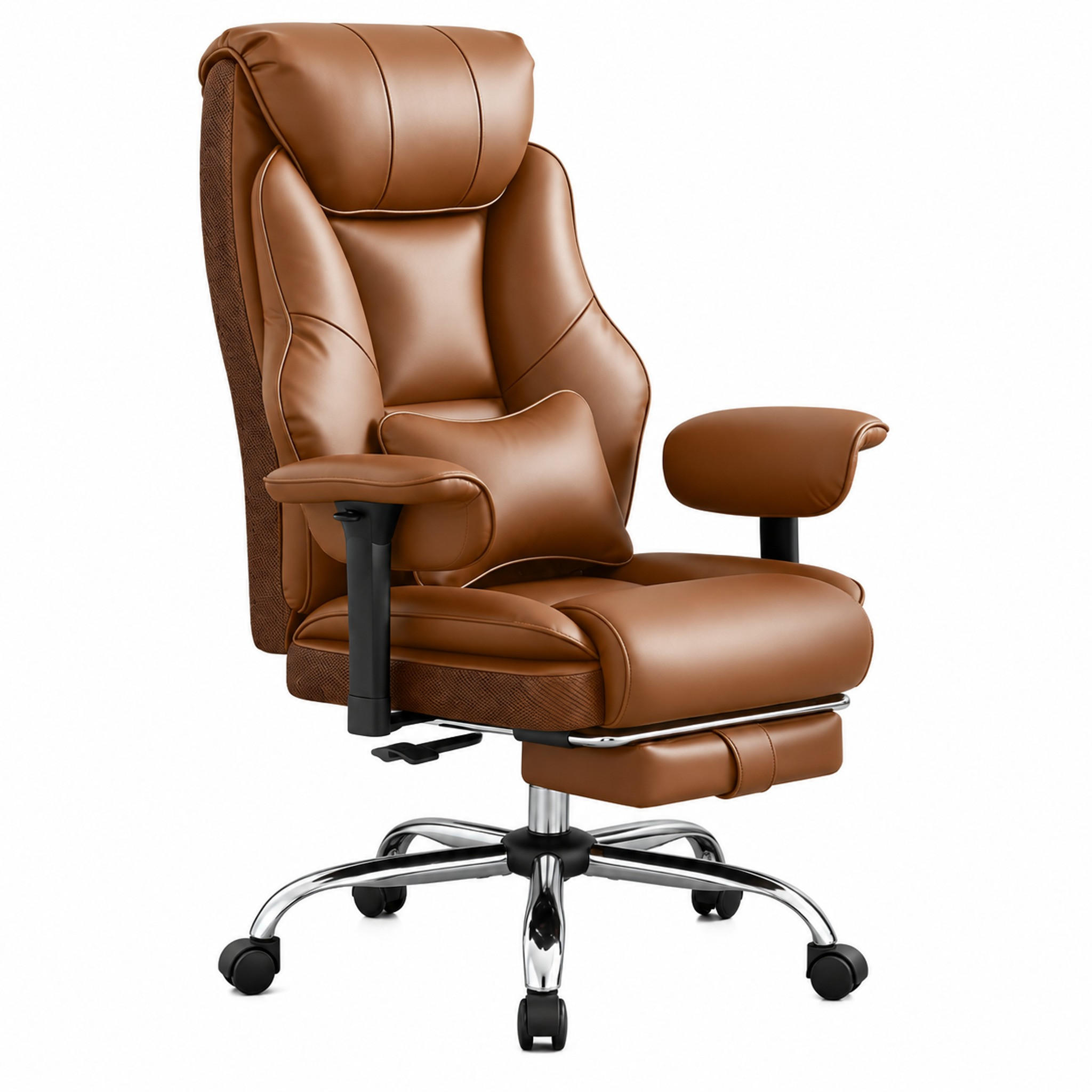 Meubliv Bürostuhl Braun 77x125.5x35.5 cm