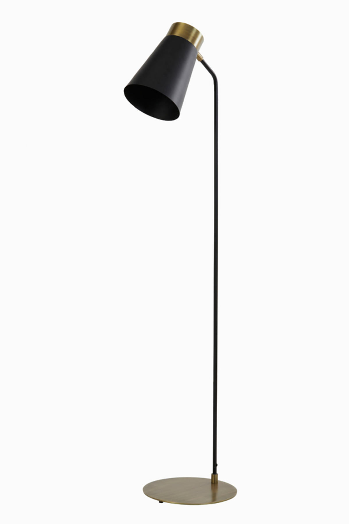 STEHLEUCHTE Braja Schwarz Ø30/143 cm - Schwarz, Metall (30/29/143cm) - Light & Living