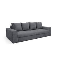SOFA Paola 3 Sitzplätze Grau - Grau, Holz (272/86/120cm) - Petits-meubles
