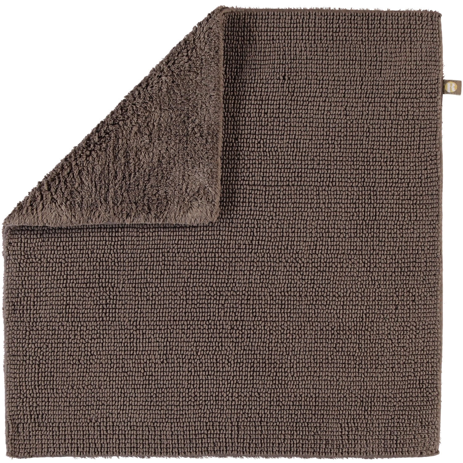 BADTEPPICHE PUR TAUPE - 58 - Braun, Textil (60/60cm) - Rhomtuft