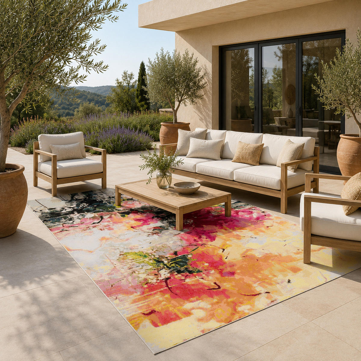 IN- & OUTDOOR TEPPICH FLORIDA - Gelb, Textil (160/235cm) - Pergamon