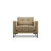 SESSEL Mamaia aus Samt beige - Beige, Textil (92/75/87cm) - Micadoni
