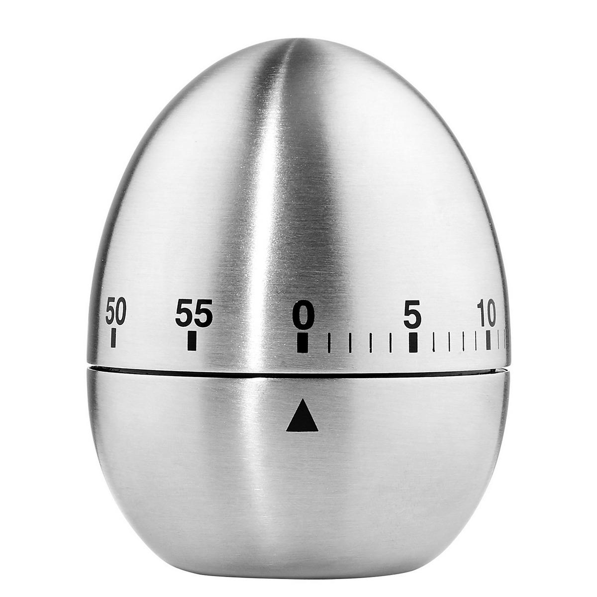 EIERUHR Right On Time - Silberfarben, Metall (6/8/8cm) - Butlers