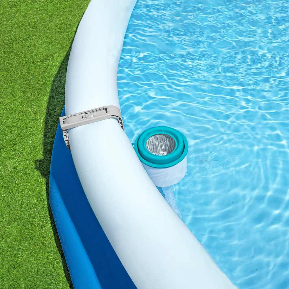 FLOWCLEAR Pool-Oberflächenskimmer 58233 - Weiß, Kunststoff (49/64/21cm) - Bestway