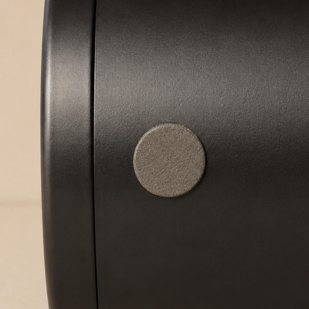 METALLBROTKASTEN mit Bambusrollo 38/25/20 cm - Schwarz, Metall (25/20/38cm) - AROMELIO