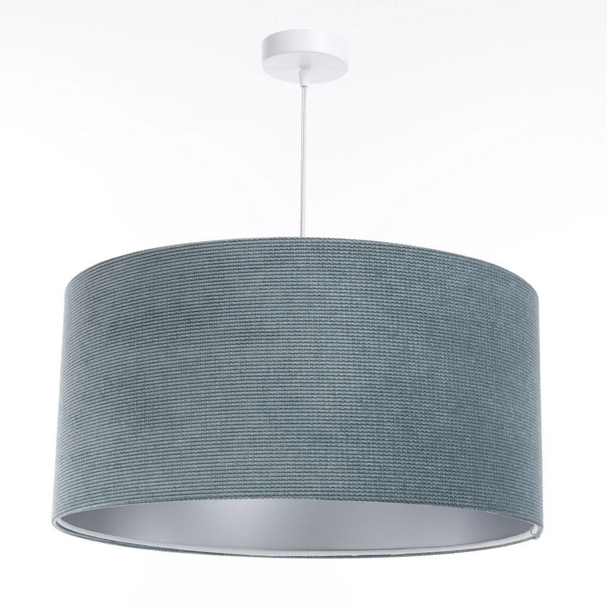 HÄNGELEUCHTE Blau 60/30 cm - Blau/Silberfarben, Kunststoff (60/0.8/30cm) - ONZENO