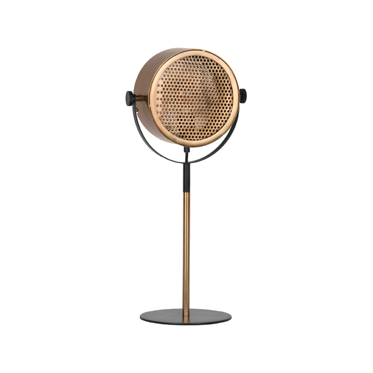 TISCHLEUCHTE Muse Gold 20/20/60 cm - Goldfarben, Metall (20/20/60cm) - LABEL51