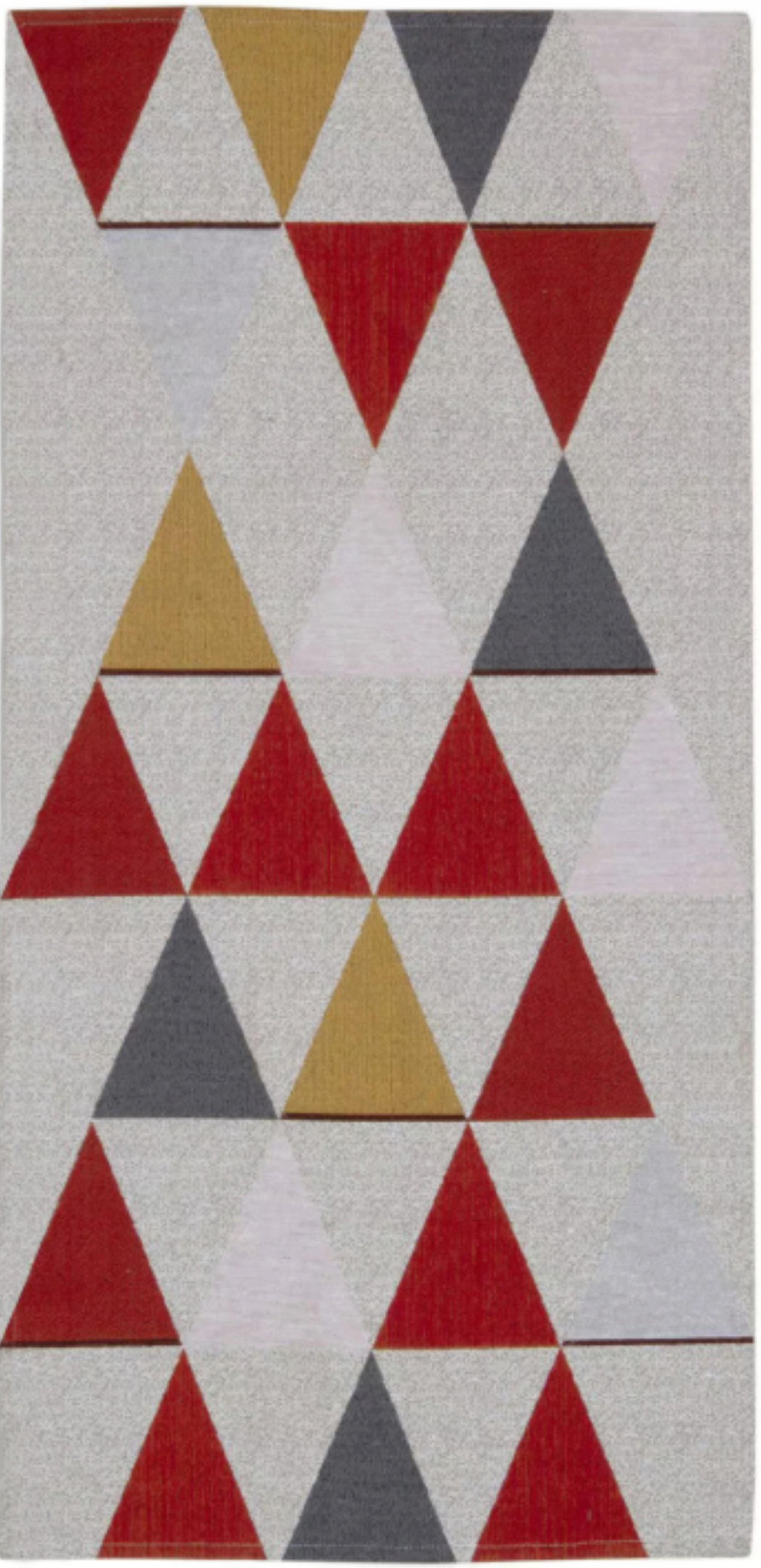 TEPPICH Flur Wolle & Baumwolle ISAAC Rot 60x120 cm - Rot, Naturmaterialien (60/120cm) - Novatrend