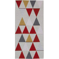 TEPPICH Flur Wolle & Baumwolle ISAAC Rot 60x120 cm - Rot, Naturmaterialien (60/120cm) - Novatrend
