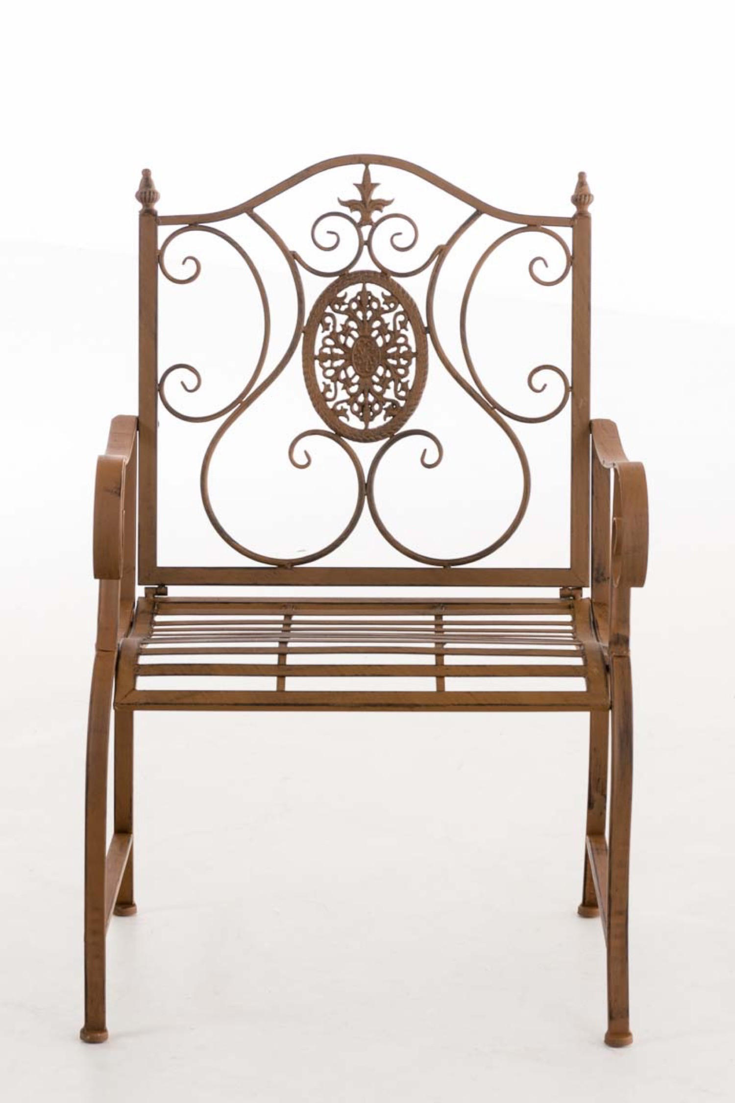 STUHL Pamela antik braun - Braun, Metall (62/94/53cm) - TPFGarden