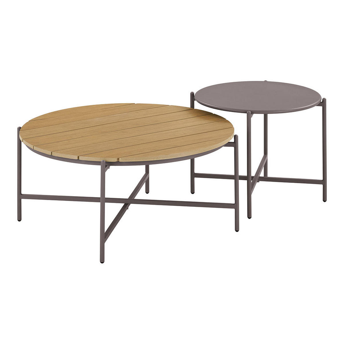LOUNGE-SET, Novella, Beige, Stahl, 162 x 78 x 73 cm - Beige, Metall - ebuy24