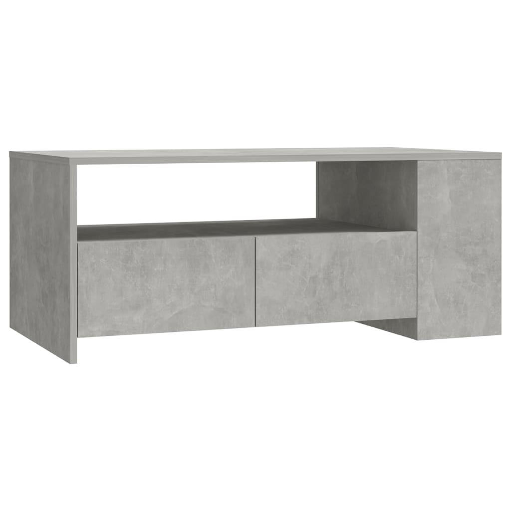 COUCHTISCH Betongrau 102x55x42 cm Holzwerkstoff - Grau, Holzwerkstoff (102/55/42cm) - furnicato