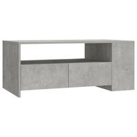 COUCHTISCH Betongrau 102x55x42 cm Holzwerkstoff - Grau, Holzwerkstoff (102/55/42cm) - furnicato