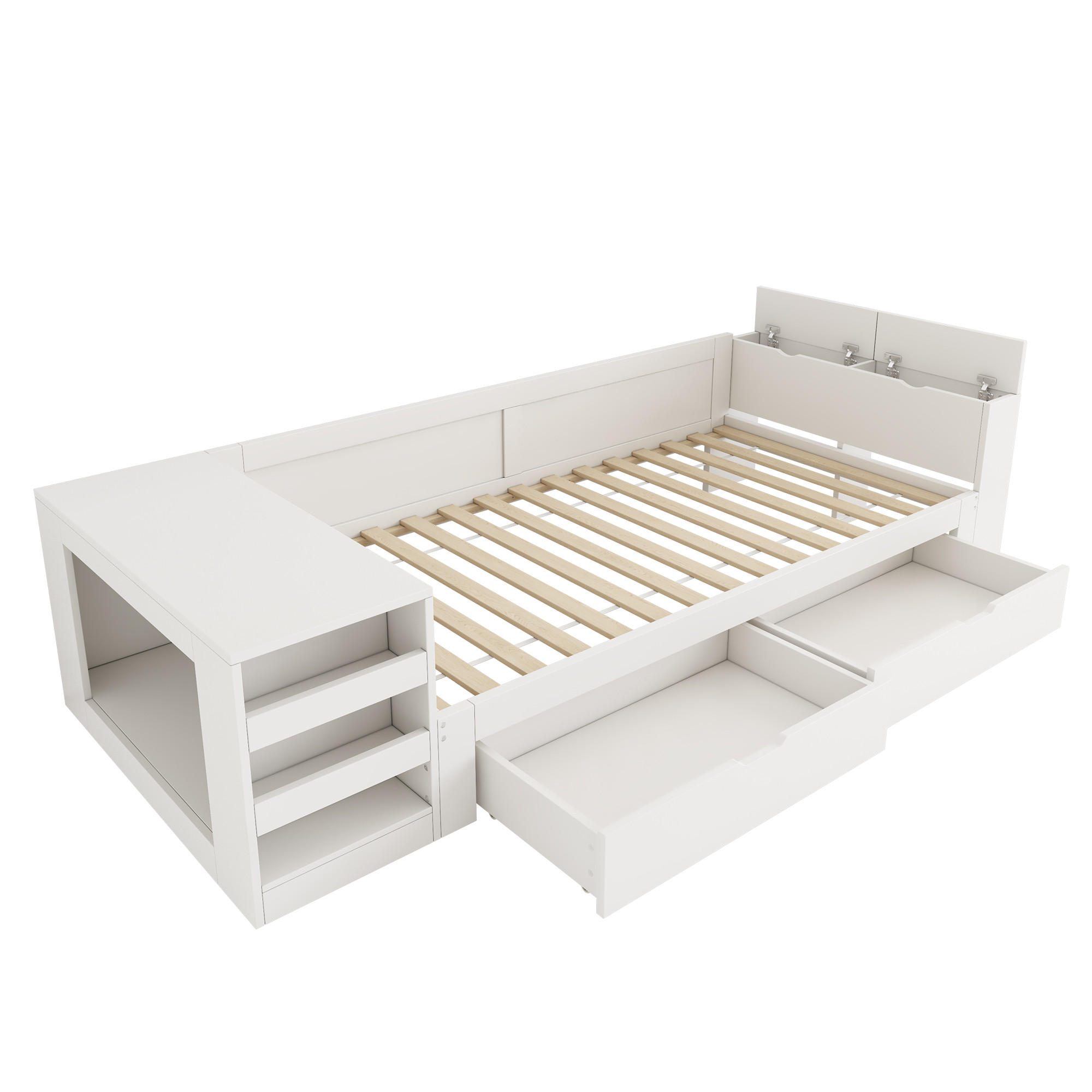 ComfortXL Einzelbett Weiß 90x200 cm