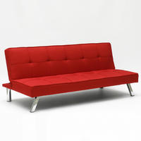 SCHLAFSOFA Gemma - Rot - Rot, Textil (175/74/83cm) - Pasmara