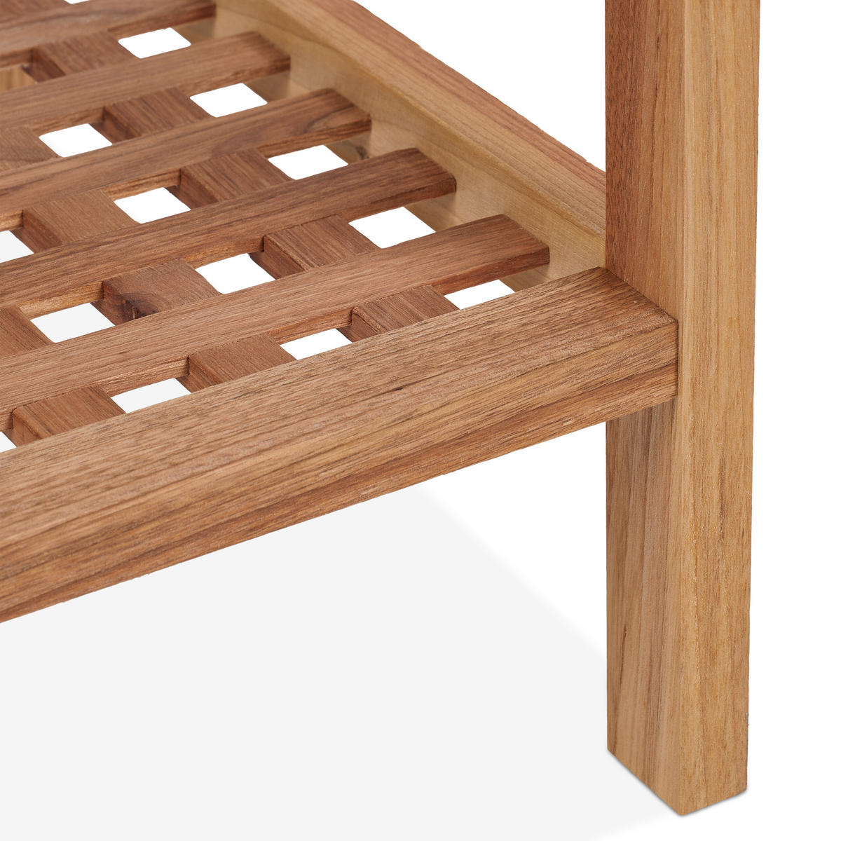 BEISTELLTISCH - Hellbraun, Glas/Holz (40/60/35cm) - Relaxdays