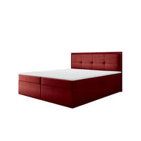 BOXBETT Degna - Bordeaux, Holzwerkstoff/Textil (180/200cm) - Fun Möbel