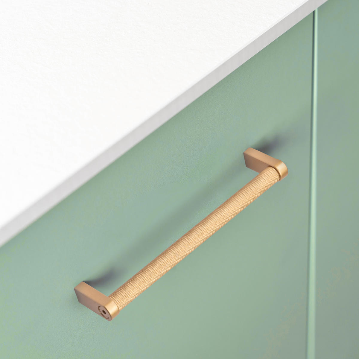 MÖBELGRIFFE Bergen, L173mm, 160mm Achsenabstand, Aluminium, Goldfarben lackiert 5er-set - Goldfarben, Metall (12/3/20cm) - EMUCA
