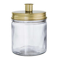 KERZENHALTER (4er Set) Candle Jar - Goldfarben, Glas (11/15/11cm) - Butlers