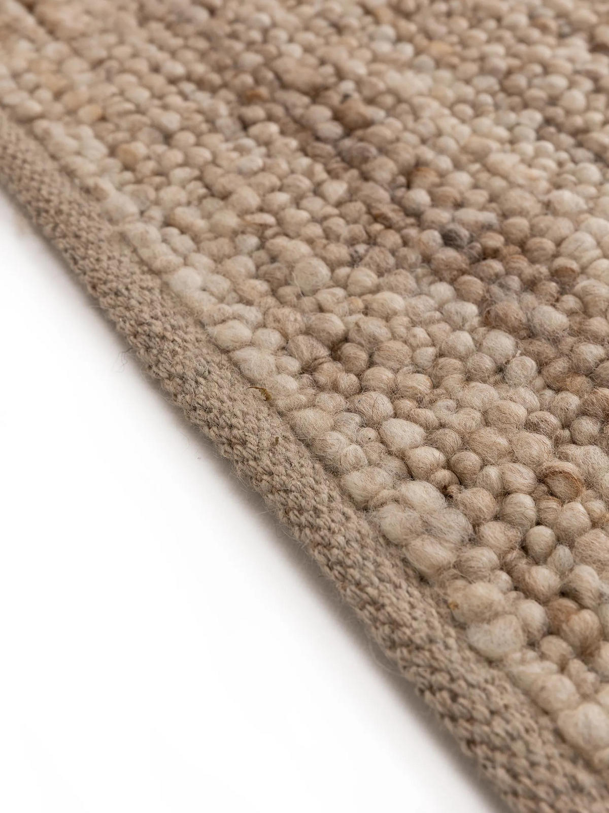 WOLLTEPPICH Finn Beige 100x150 cm - Beige, Textil (100/150cm) - benuta Pure
