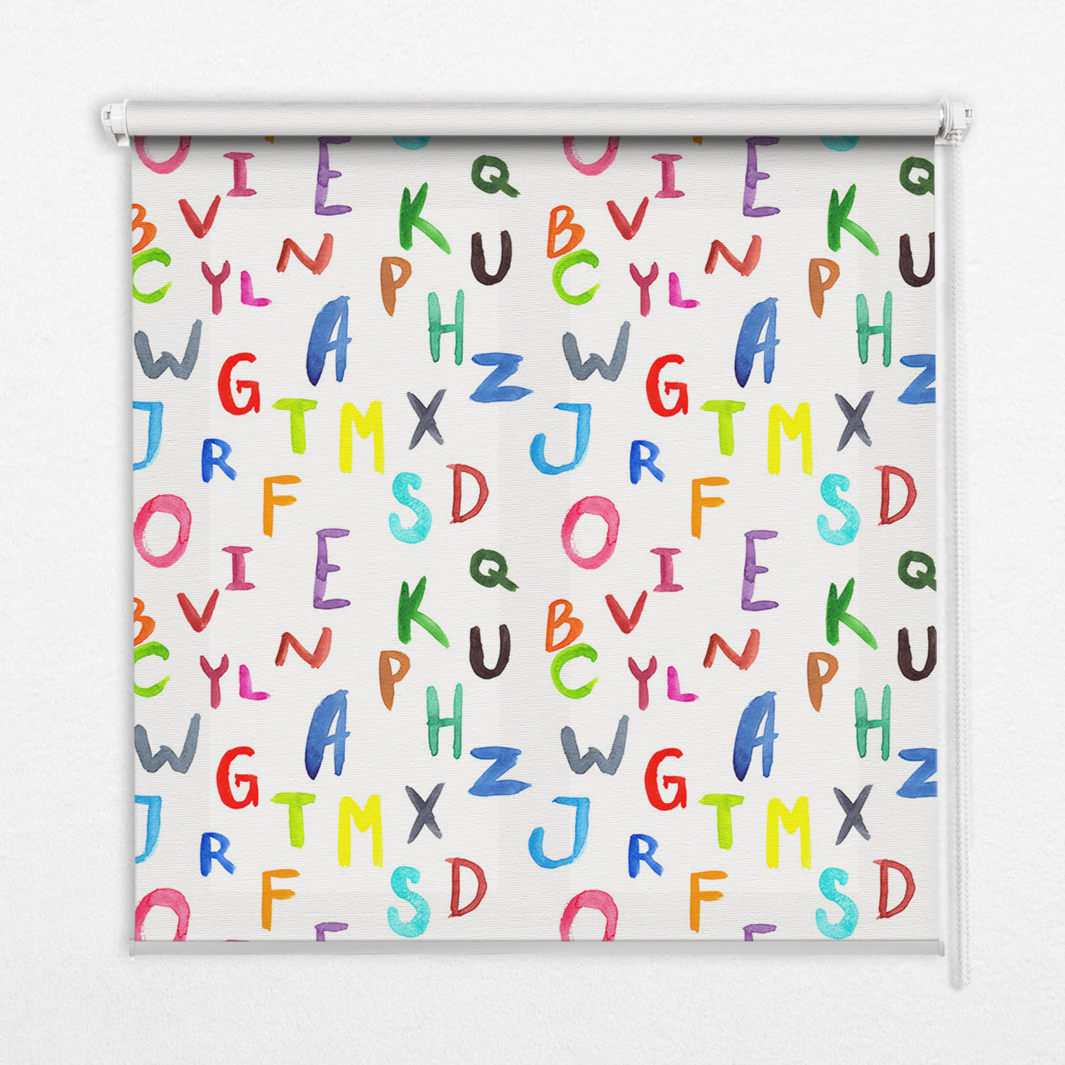 TULUP VNITŘNÍ roleta - okenní roleta - roleta - 140x140 cm - Barevná písmena