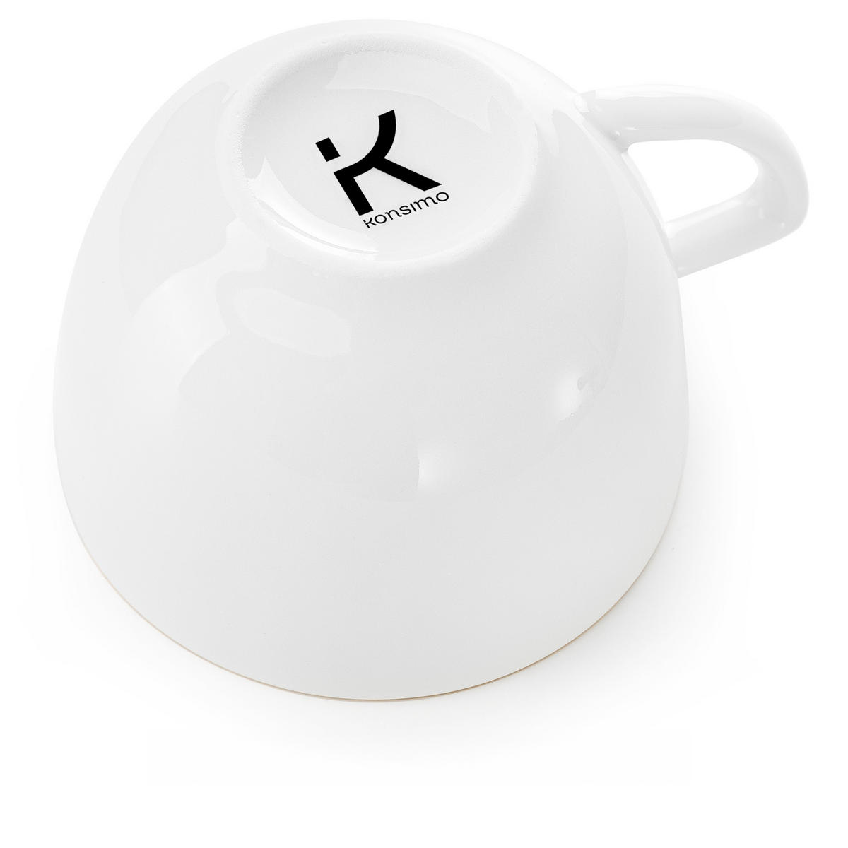 KAFFEESERVICE CARLINA 6-Personen 18-tlg - Goldfarben/Weiß, Keramik (19/2/19cm) - KONSIMO®