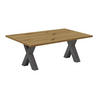 COUCHTISCH Etti 5 140 x 70 x 47 Wohnzimmertisch Graphit/Asteiche - Braun, Holz (140/70/47cm) - 58aufmkessel