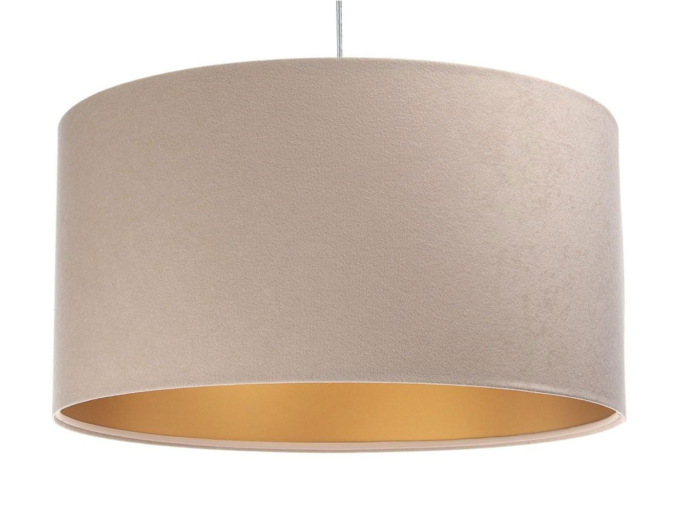 HÄNGELEUCHTE Gold 50/25 cm - Beige/Goldfarben, Kunststoff (50/0.8/25cm) - ONZENO