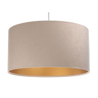 HÄNGELEUCHTE Gold 50/25 cm - Beige/Goldfarben, Kunststoff (50/0.8/25cm) - ONZENO
