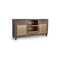 SIDEBOARD aus recyceltem Holz und Metall - Braun, Holz (40/90/180cm) - Giner y Colomer