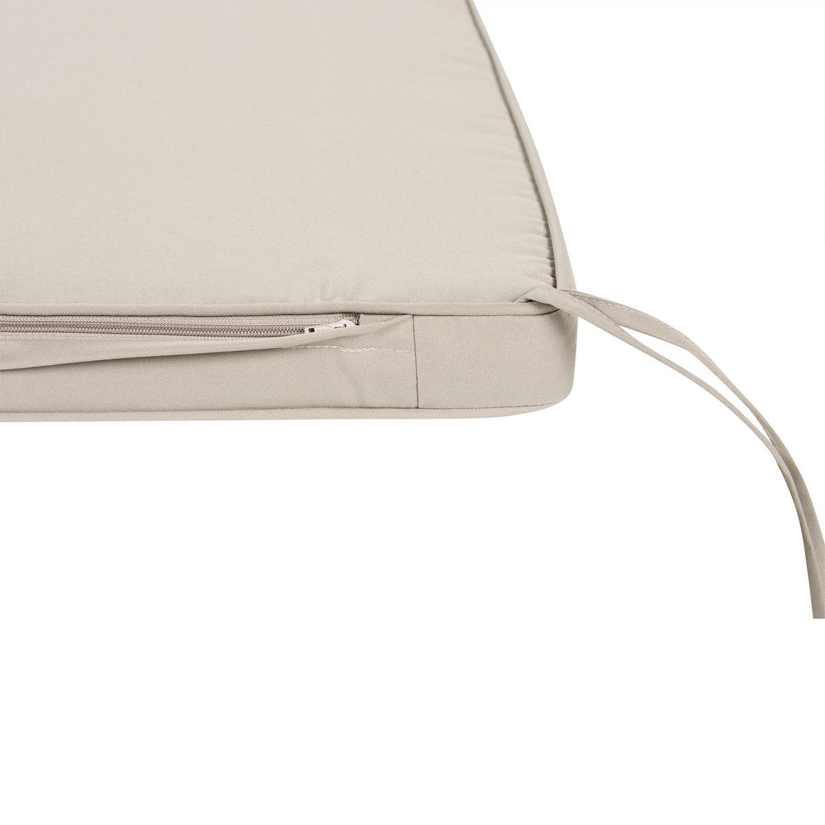 SITZBANKPOLSTER KISSEN Beige Sovana - Beige, Textil (148/5/45cm) - Beliani