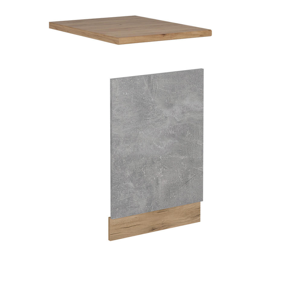 FRONTPANEL R-Line betong 45 cm , AP Oak Grå, Honungsek 67.4/45/60 cm