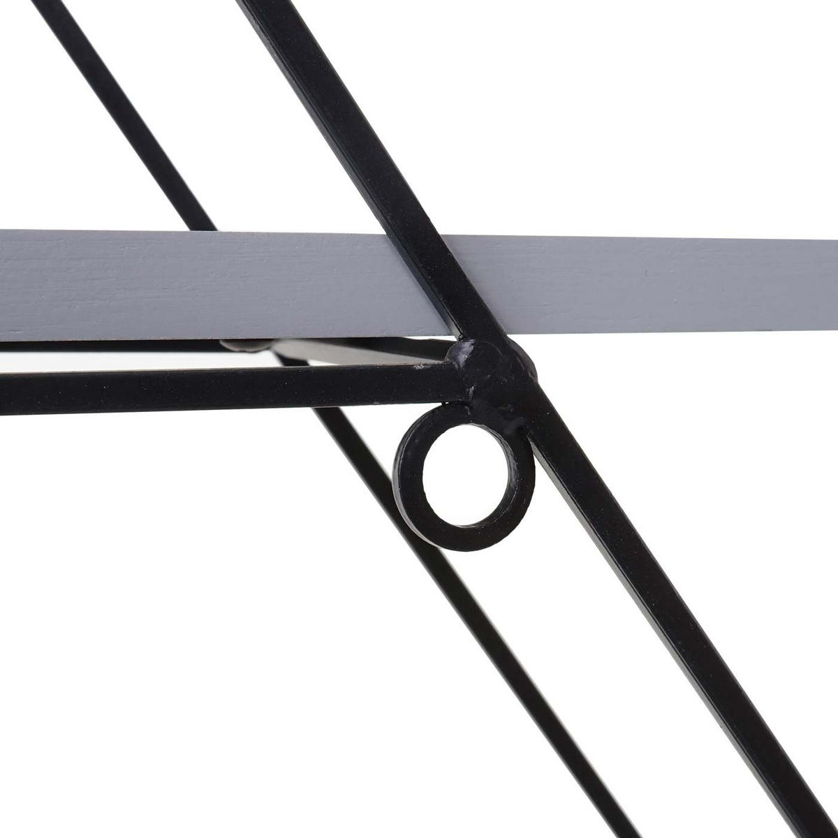 WANDREGAL rautenförmig 60x55x12cm Industriedesign Echtholz Grau-Blau Hängeregal - Grau, Metall (55/60/12cm) - BERLINLODGE