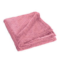 ÜBERWURF Nelia 125/150 cm - Rosa, Textil (150/125cm) - Douceur d´intérieur