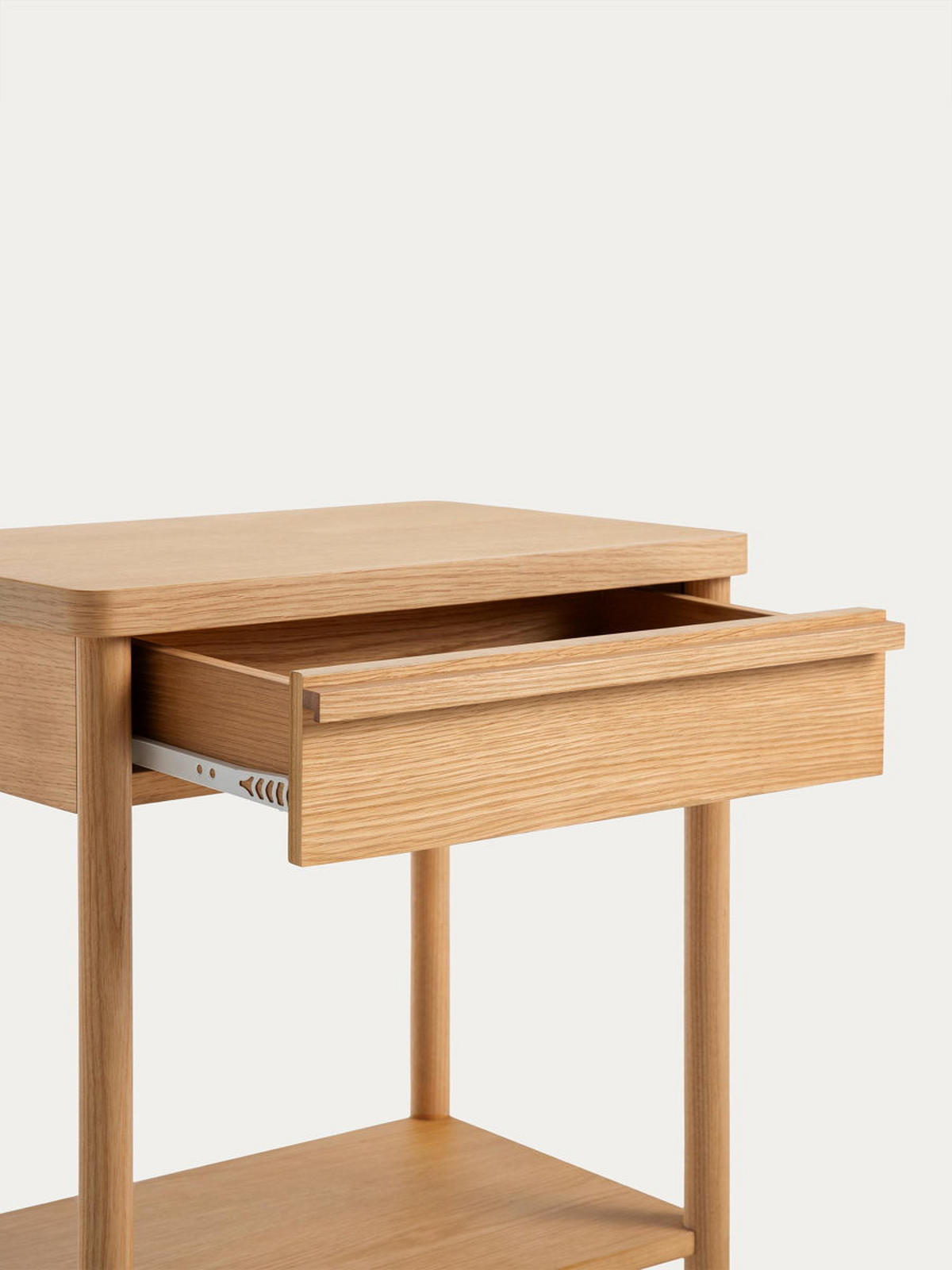 NACHTTISCH Berkin Natur 51 cm x 57 cm - Braun, Holz (51/57/35cm) - Kenay Home