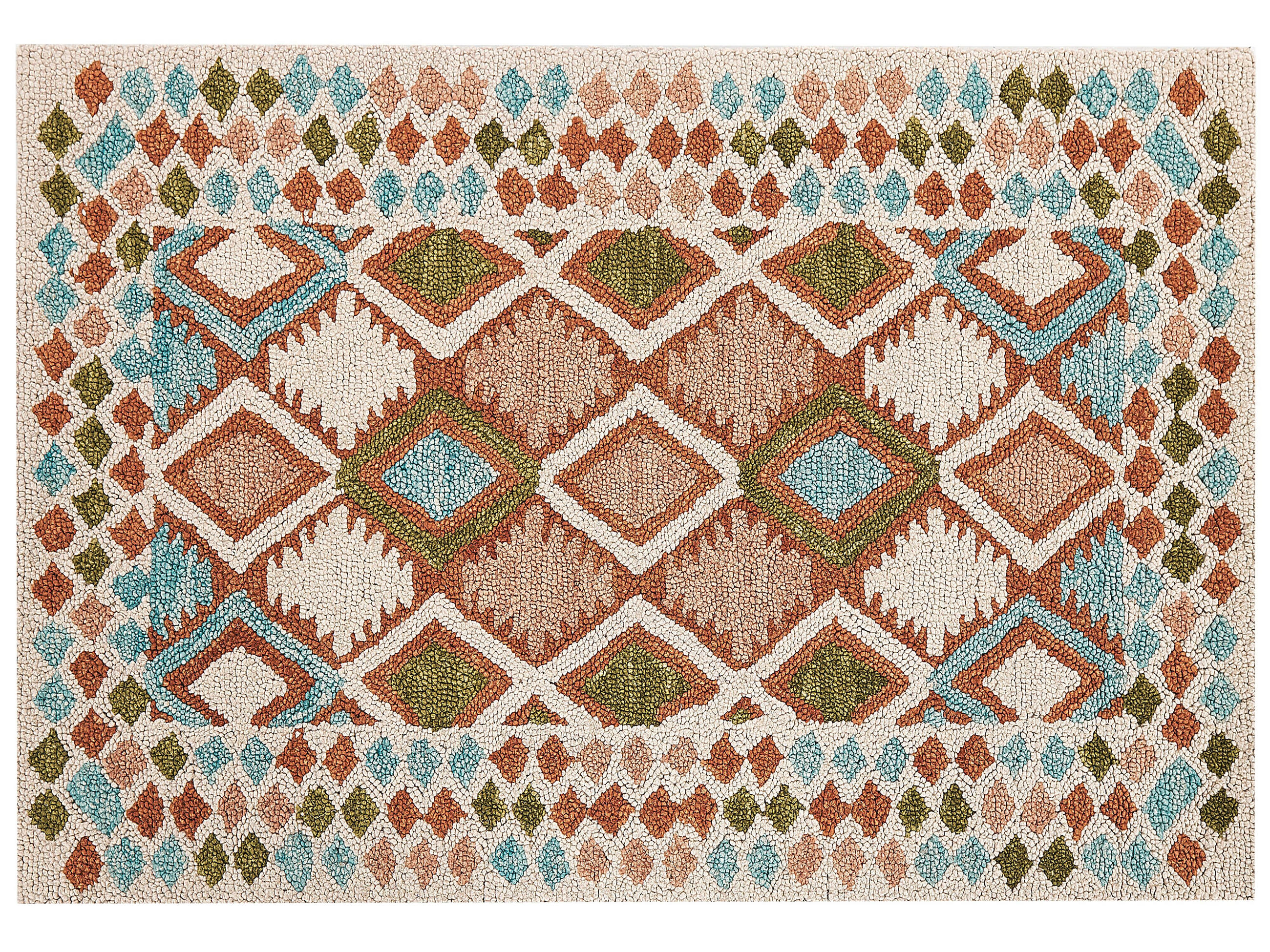 Thumbnail - Beliani Teppich, Mehrfarbig, Textil, Grafikmuster, Rechteckig, 160x230 cm, Teppiche & Böden, Teppiche, Flachgewebe-Teppi...