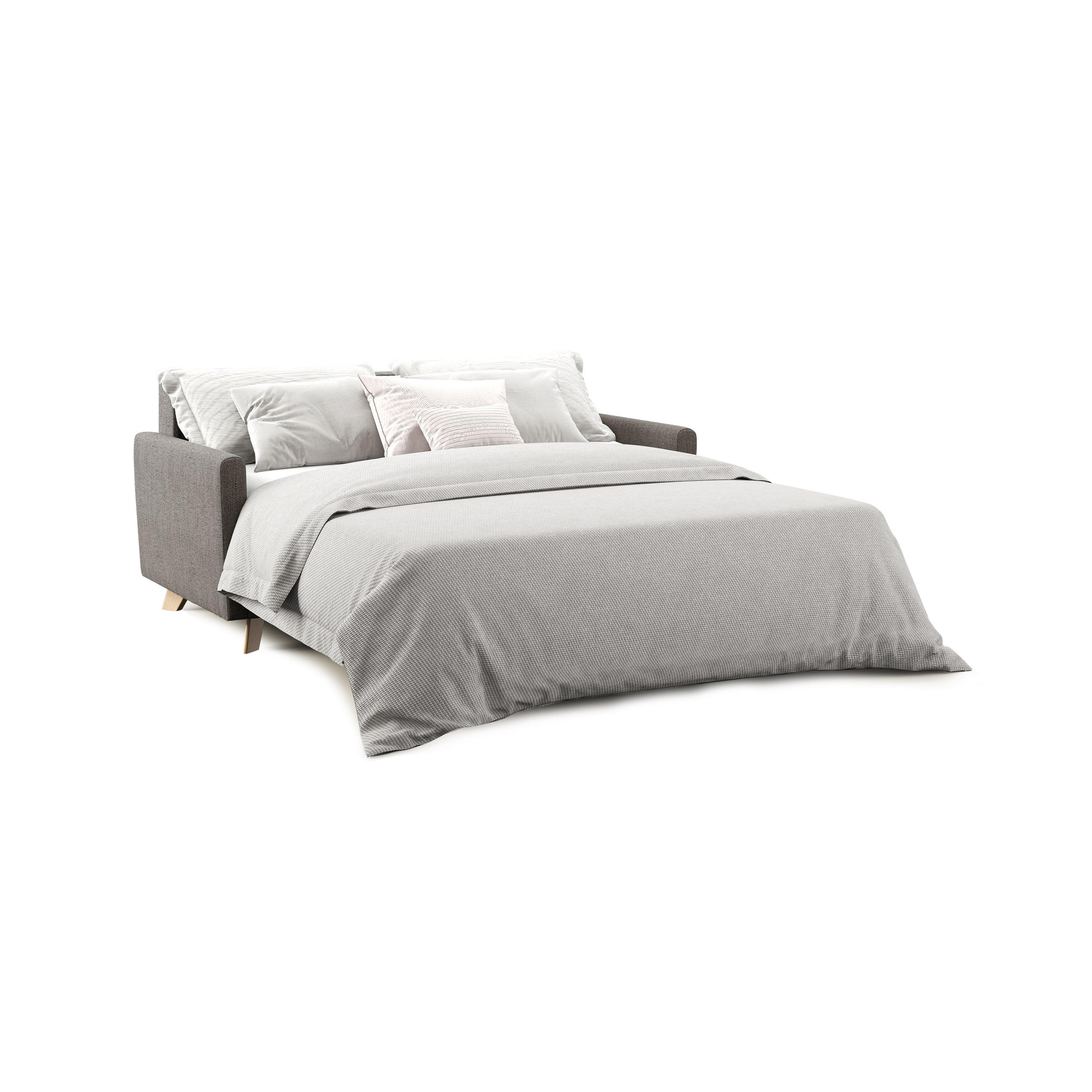 SCHLAFSOFA Edgar - Taupe, Textil (200/94/97cm) - Divani.store