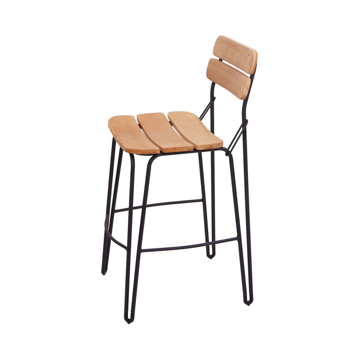 BARHOCKER Braun 2er-Set - Braun, Holz (44/105/57cm) - MCW