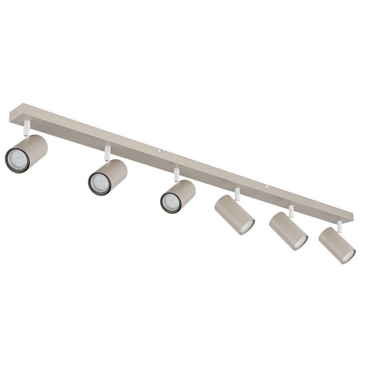 DECKENLEUCHTE Metall sandfarben schwenkbar - Bernsteinfarben, Metall (115/6/12cm) - Globo Lighting