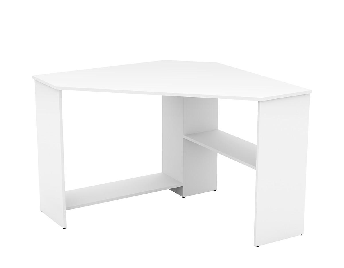 SCHREIBTISCH SPAZIO 80x80x73 cm Bürotisch Computertisch, Weiß - Weiß, Holzwerkstoff (80/80/73cm) - MASSENO