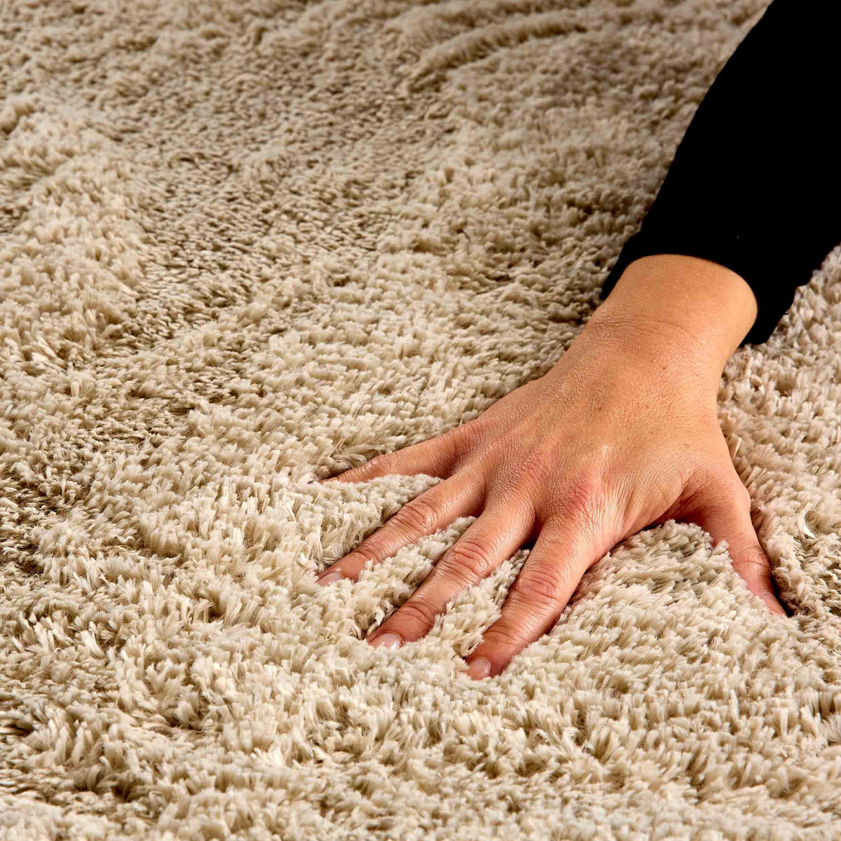 HOCHFLORTEPPICH PAULIE - Beige, Textil (120/180cm) - Astra
