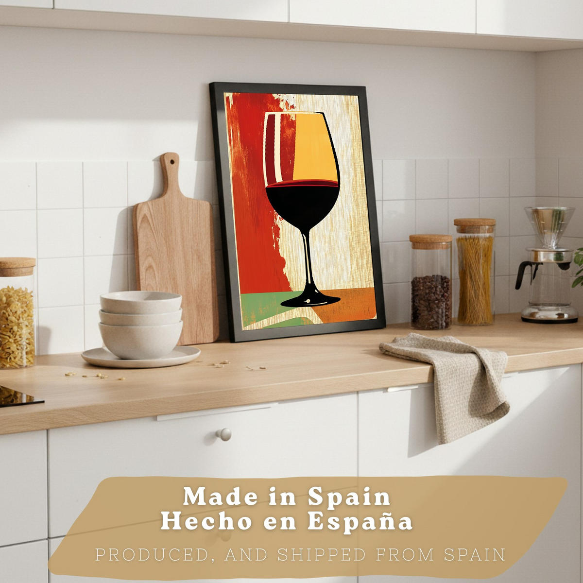 PLAKAT Sada 2 Retro 2 A3 Černý rám - černá, papír (29.7/1/42cm) - Nacnic