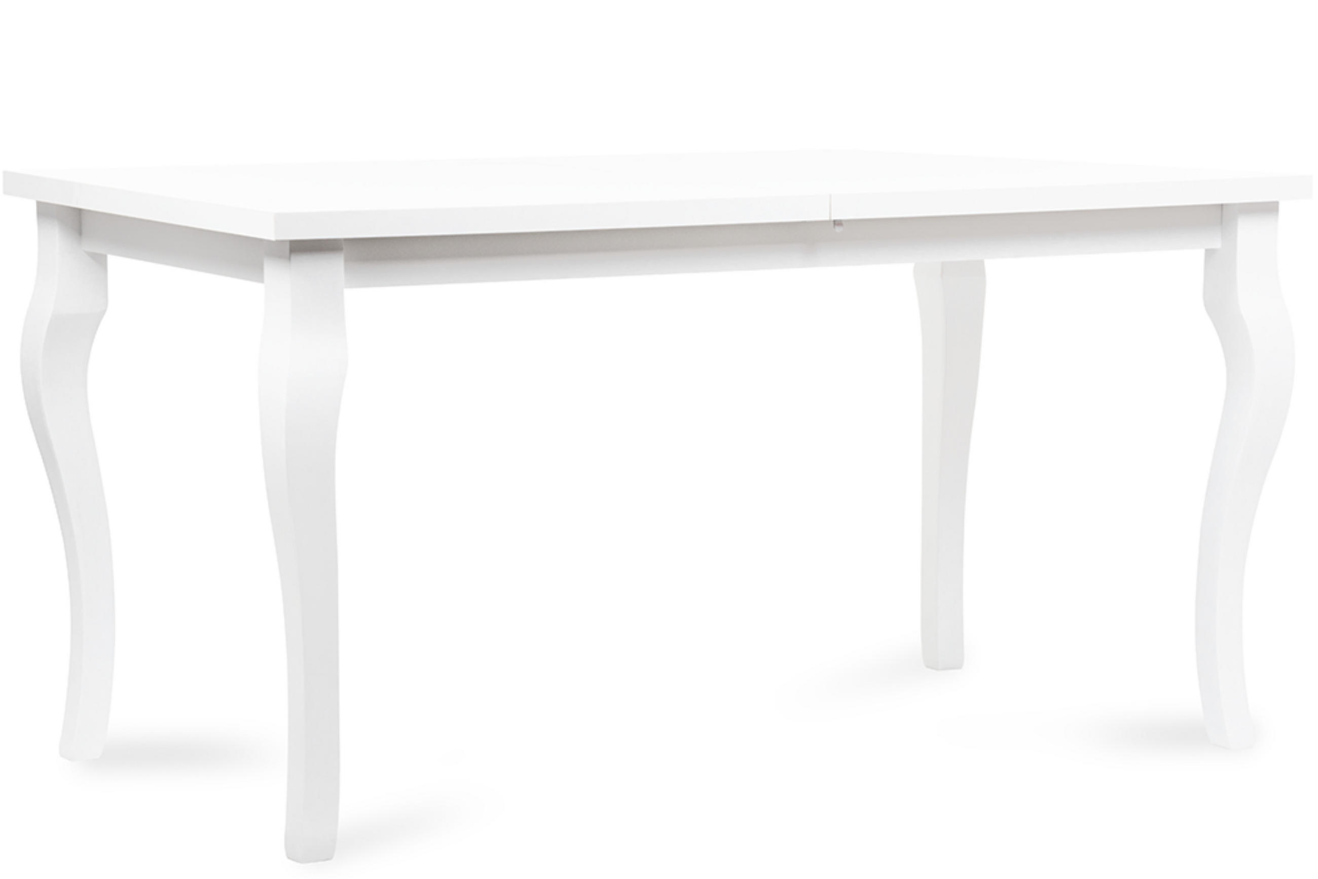 ESSTISCH CABIO ausziehbar bis 190cm, weiß - Weiß, Holz (150/77/80cm) - KONSIMO®