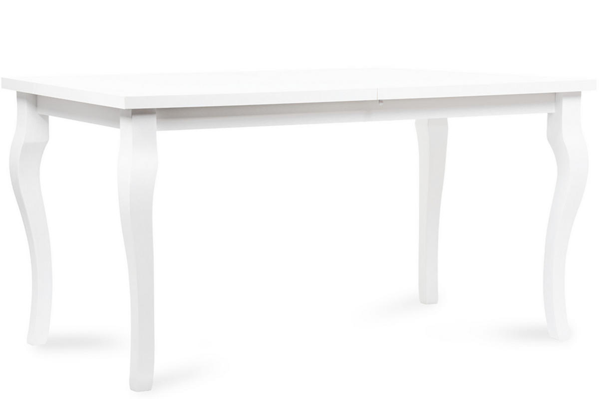 ESSTISCH CABIO ausziehbar bis 190cm, weiß - Weiß, Holz (150/77/80cm) - KONSIMO®