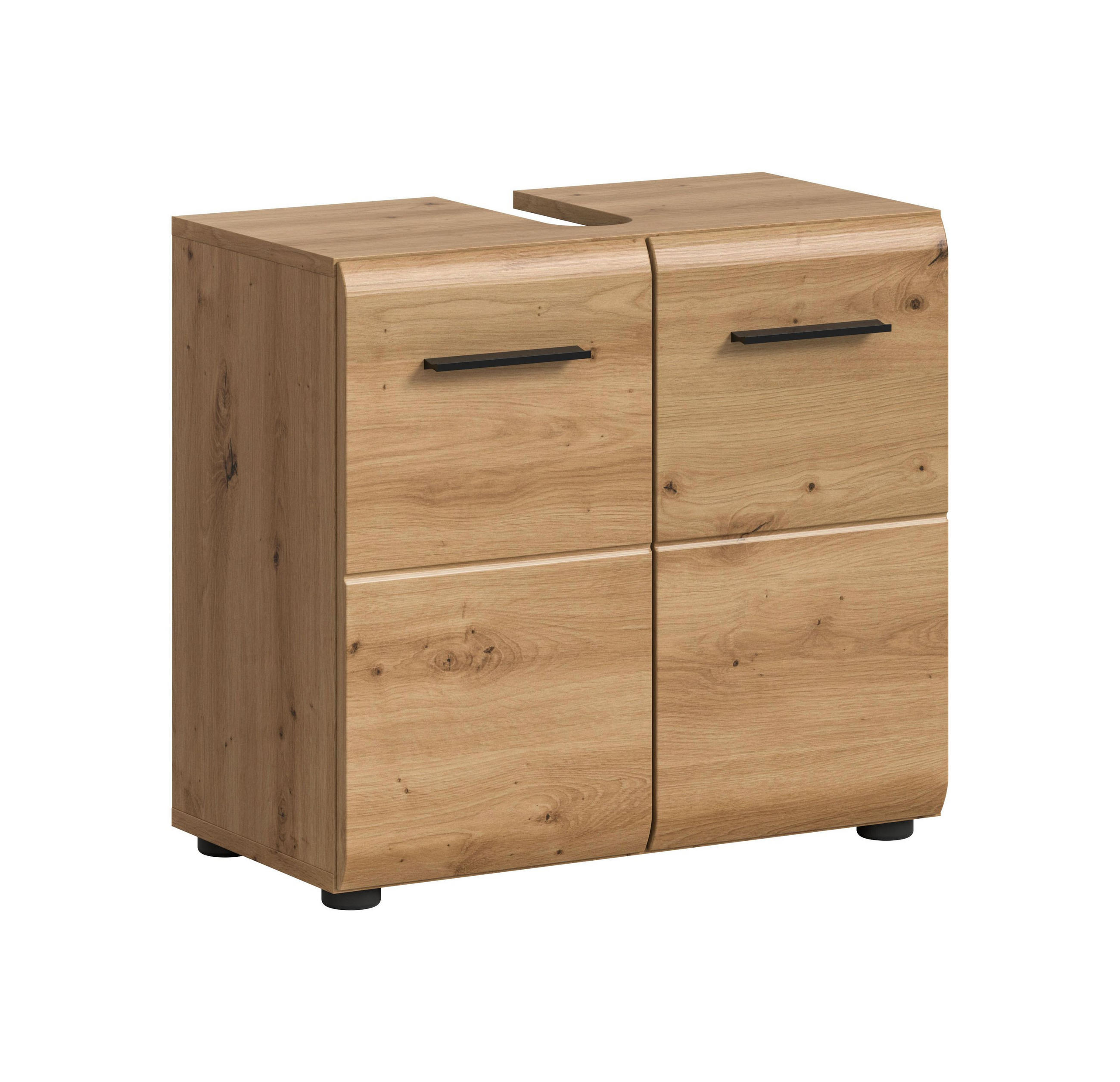 Homes & Jones Waschbeckenunterschrank Eiche Artisan 60x54x30 cm