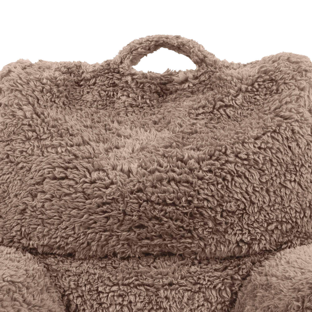 RÜCKENLEHNE Lesekissen Teddybär - Mokka, Textil (74/63cm) - icon