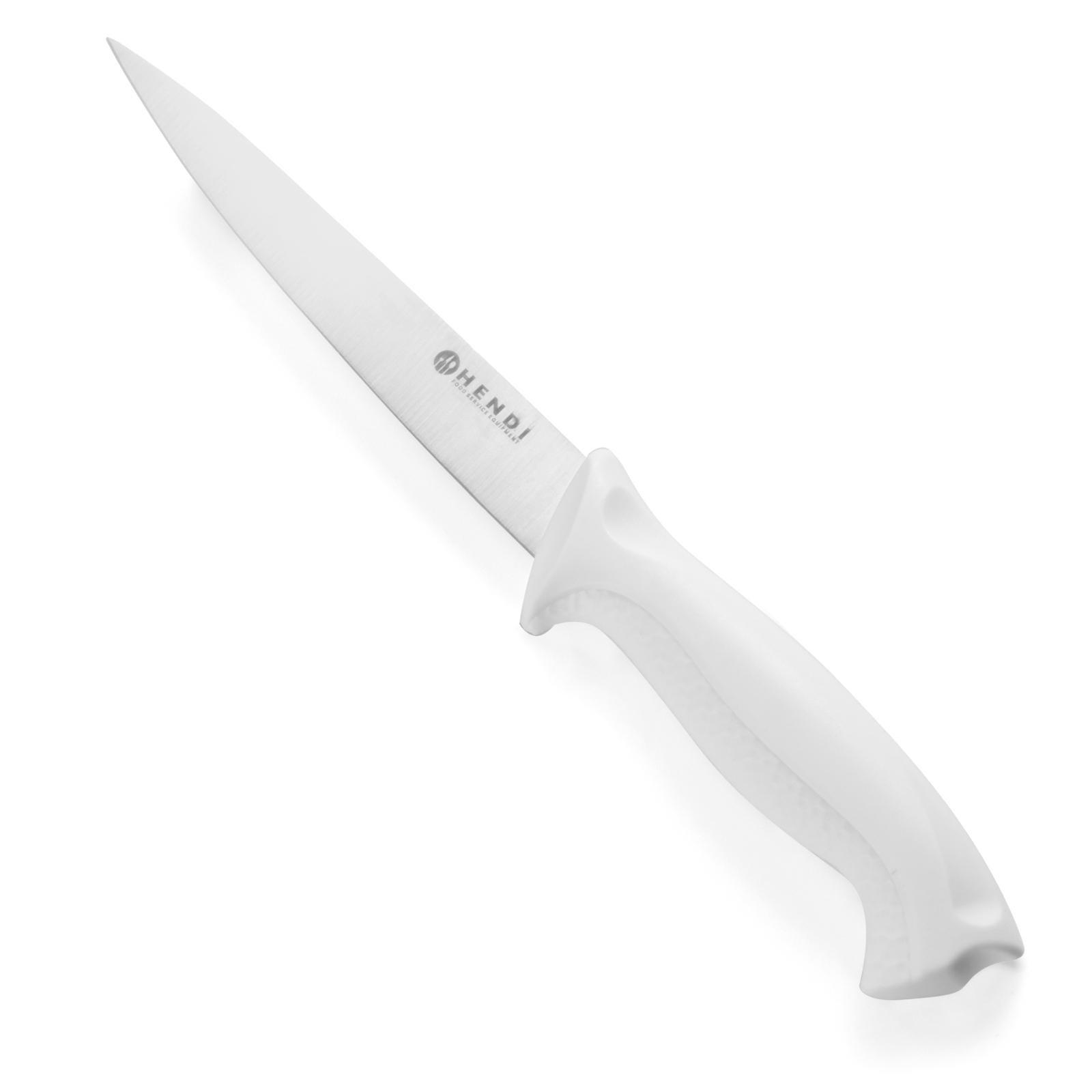 HACCP Universal-Filetiermesser 300 mm - weiß - HENDI 842553 - Schwarz/Weiß, Kunststoff/Metall (25cm) - Hendi