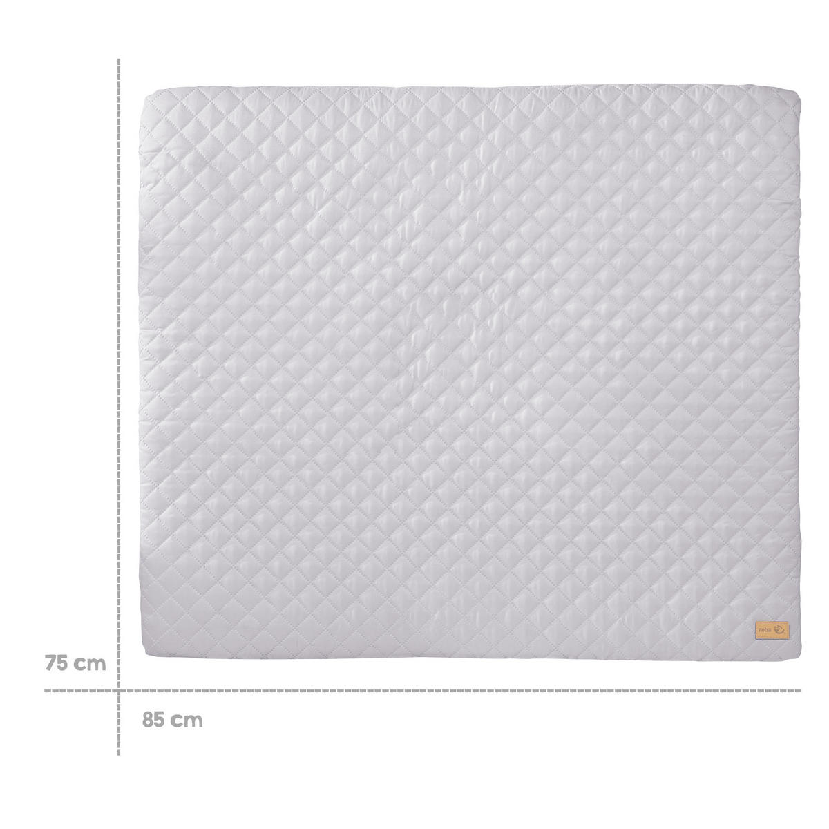 WICKELAUFLAGE roba Style grau - Grau, Textil (85/75cm) - Roba