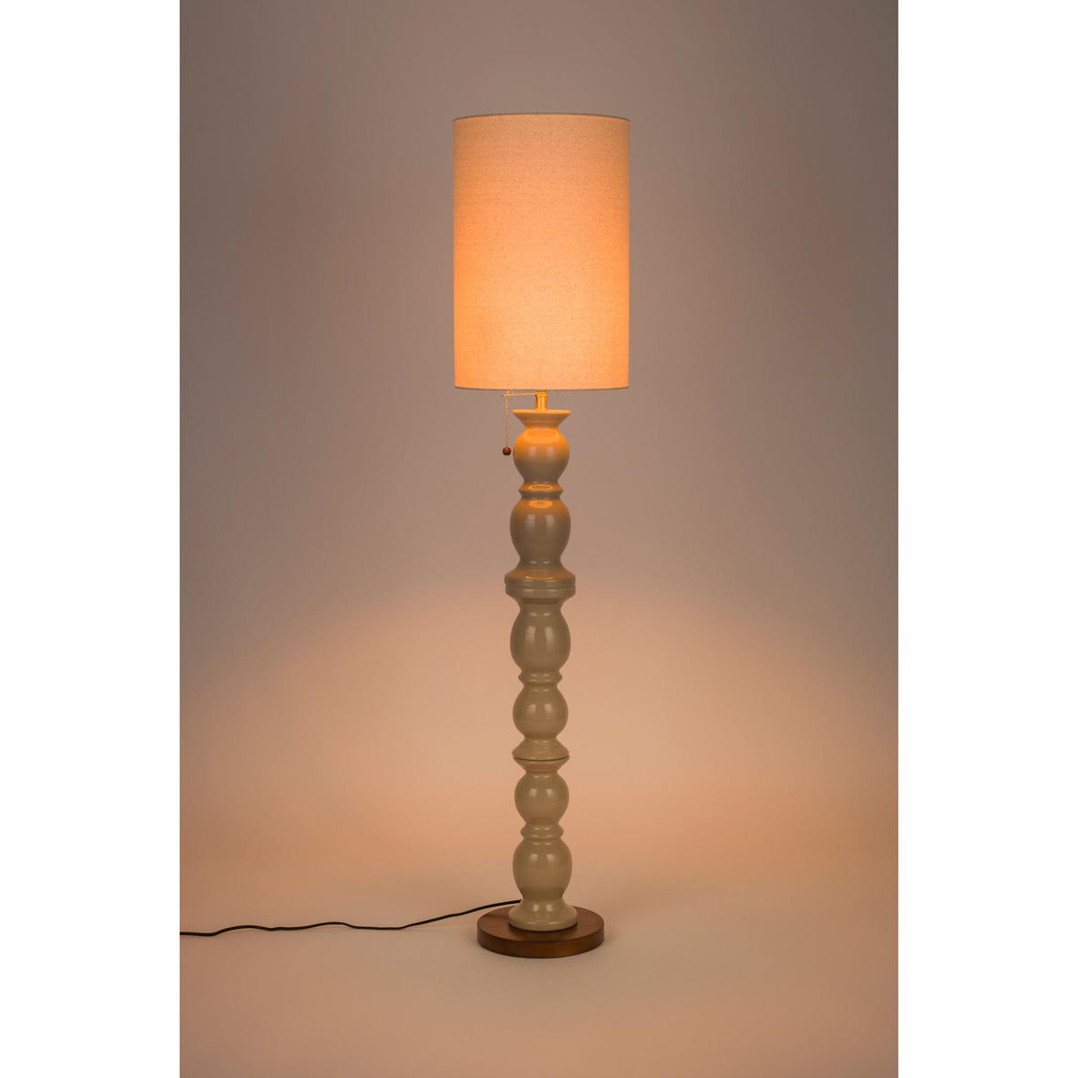 STEHLAMPE Brew - Beige, Keramik (30/30/144.5cm) - Zuiver